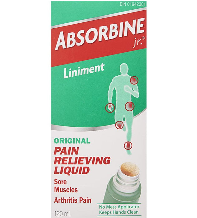 Absorbine Jr Liniment Pain Relieving Liquid. 120mL