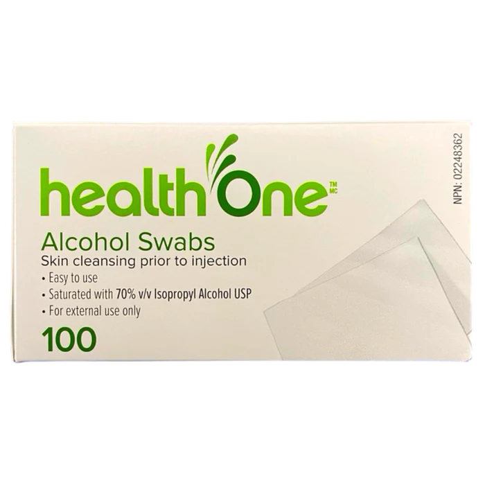 Health One ALCHOHOL SWABS 100S
