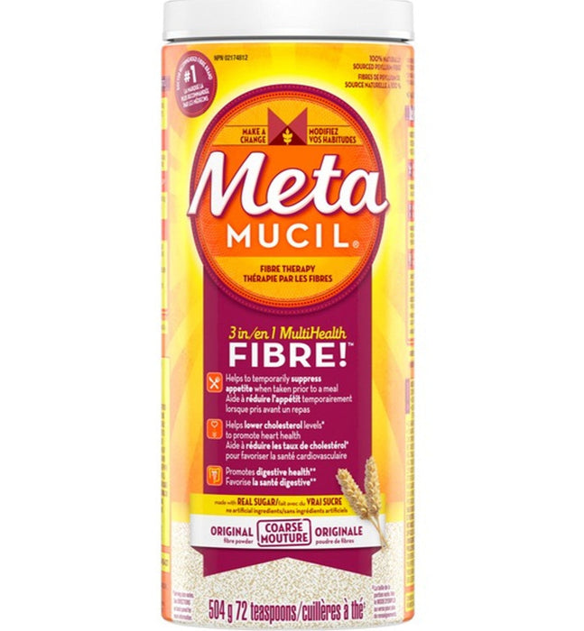3 in 1 MultiHealth Fibre! Fiber Supplement Powder, Original, 504 g