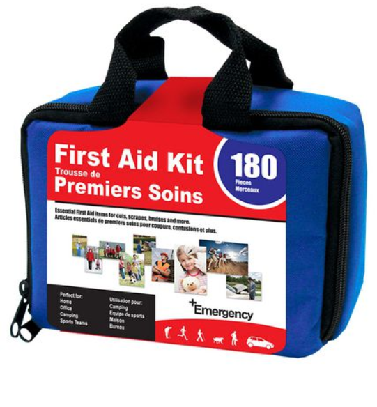 Emergency First Aid 180 Piece Essential First Aid Kit