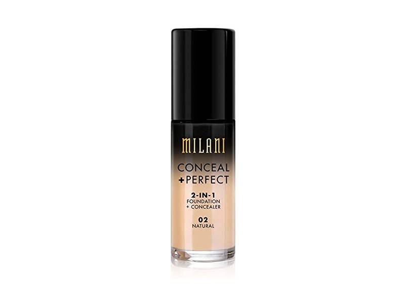 MILANI CONCEAL + PERFECT 2-IN-1 FOUNDATION NATURAL CONCEALER (1FL Oz.)