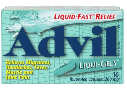 Advil Liqui-Gels, 16 units